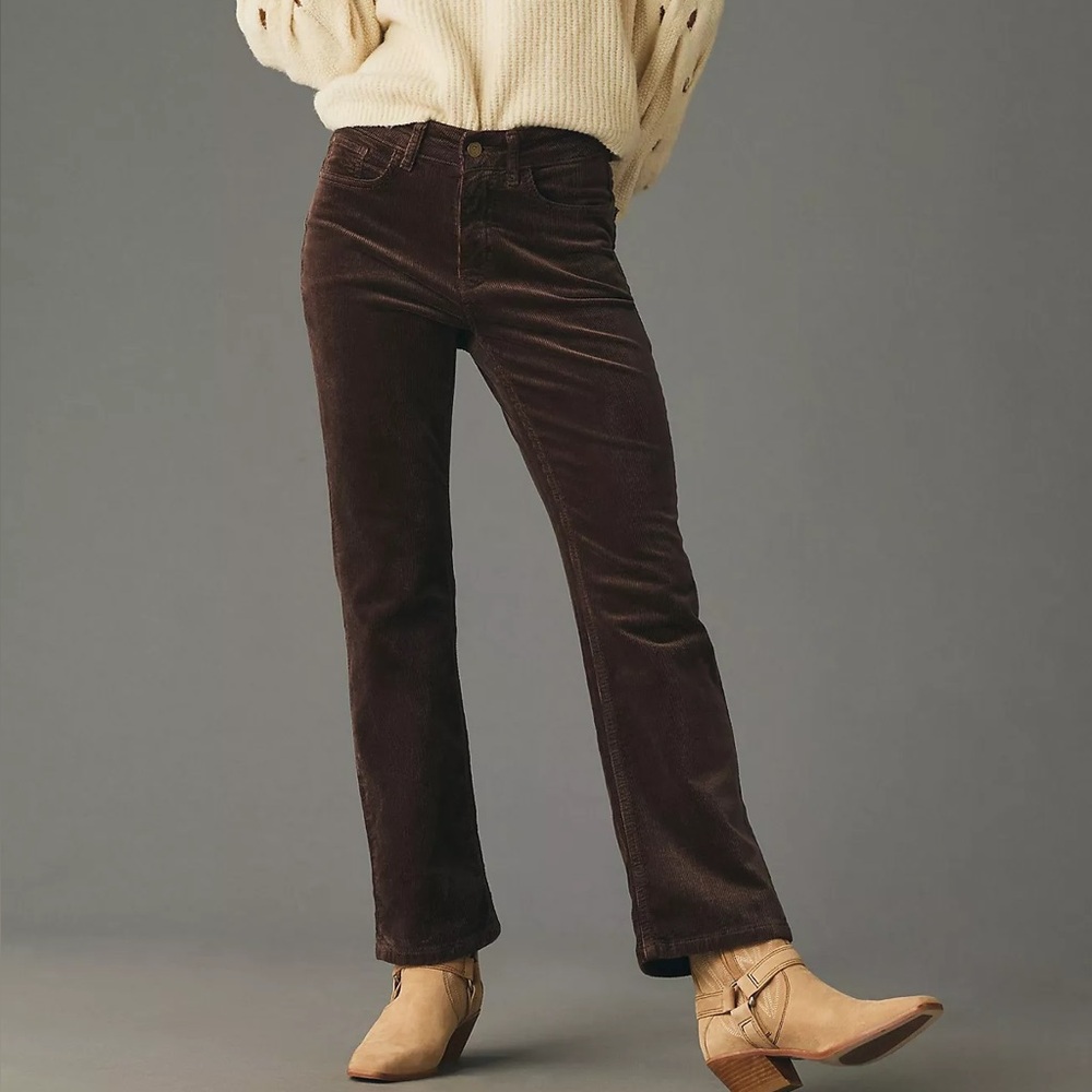 Pilcro, Never Worn, The Yaya - Black Velvet Edition Pant, Size 26